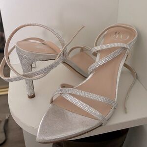 Jlo rhinestone strappy sandals